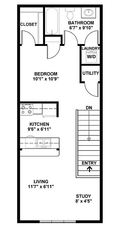 S1 Floorplan with Dimensions - S1