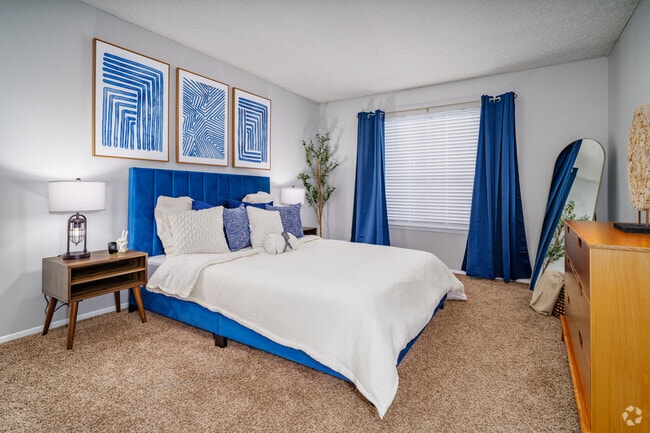 1BR, 1BA - 720SF - Bedroom - Melia Apartments