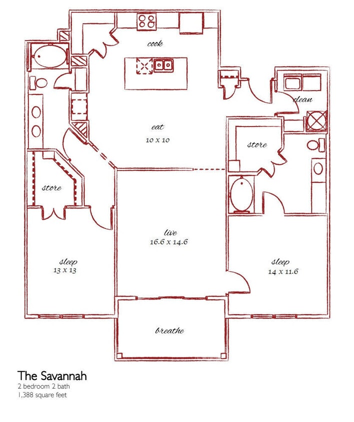 Floor Plan - The Savannah
