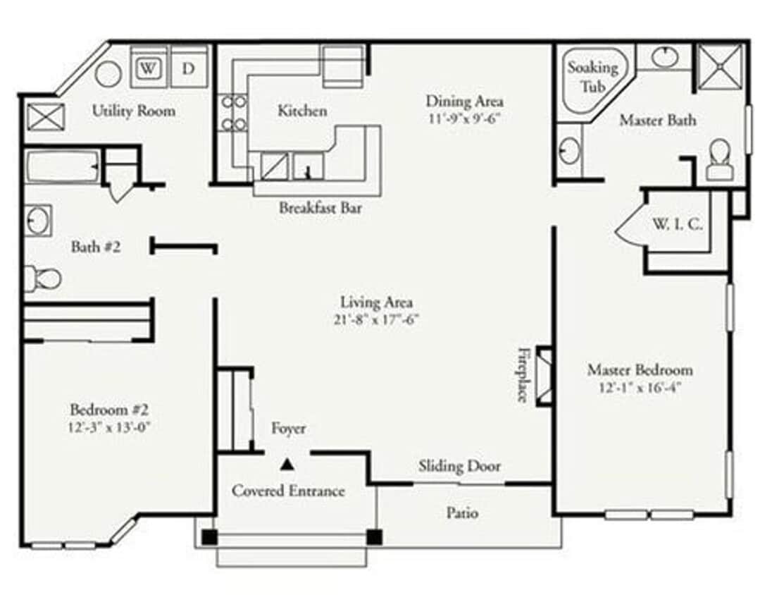 Floor Plan - Orchid I End (No Garage) Premium (Full Upgrade)