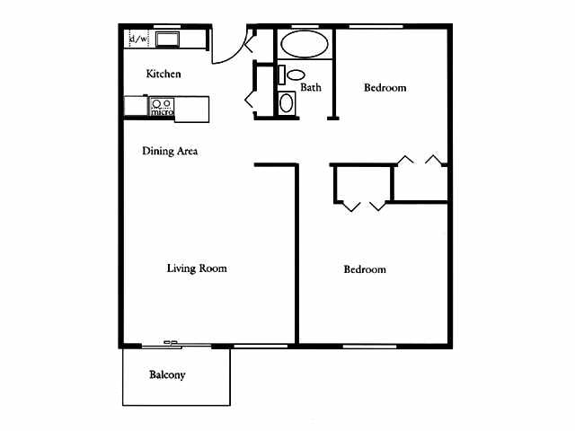 Floorplan - 2 Bedroom