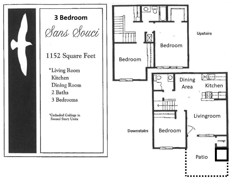 Sans Souci - 3 Bedroom - Sans Souci - Townhouse, Move-In Specials