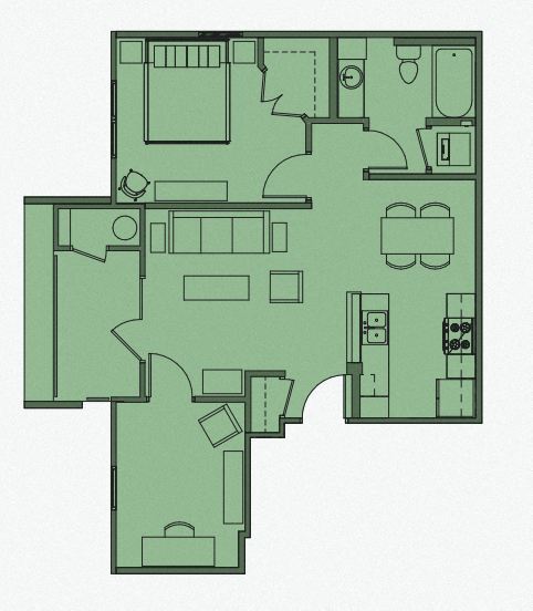 Floor Plan - Deluxe Single