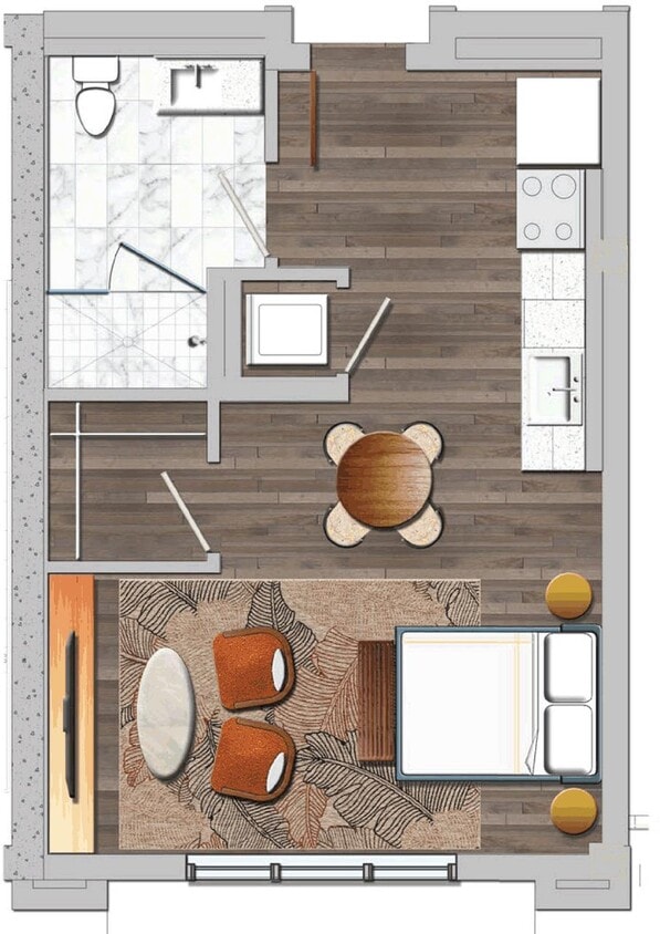 Floor Plan - Studio N1