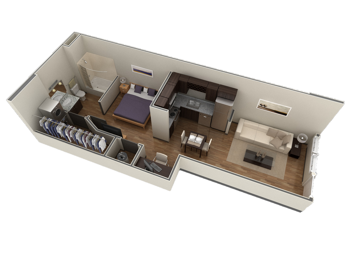 Floor Plan - Studio Grand Courtyard