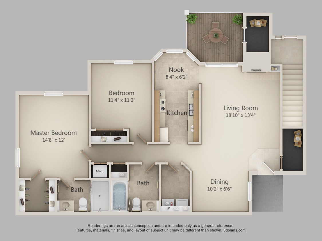 Floor Plan - 2A-Nickel Plate