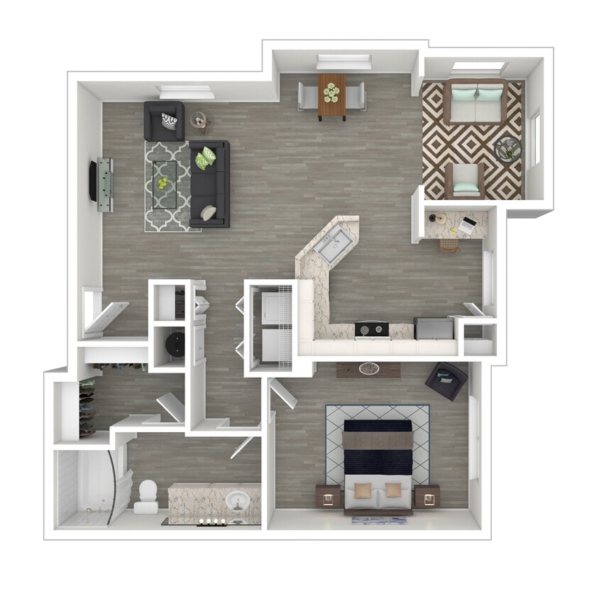 Floor Plan - Monticello with Sunroom