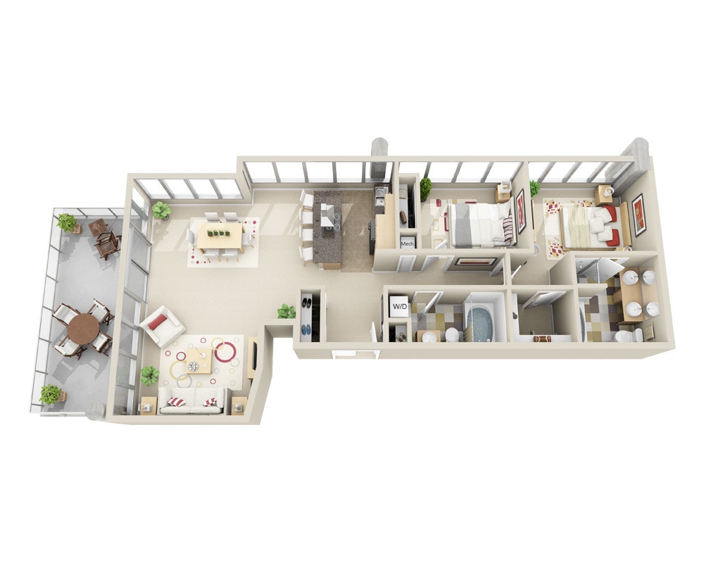 Floor Plan - Midrise B2U