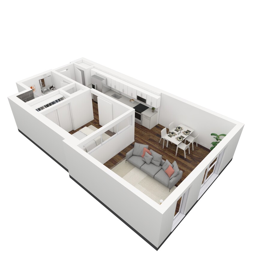 Auberge 1 Bedroom/1 Bath Apartment at 6th and Main in Salt Lake City, UT | View 1 - Auberge