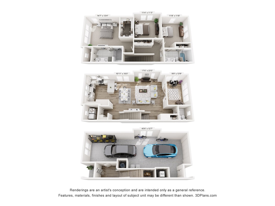 Floor Plan - C1 Elm - Cascadia