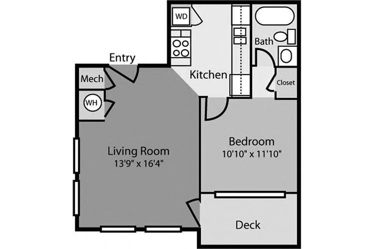 Floor Plan - Trask Renovated A1A