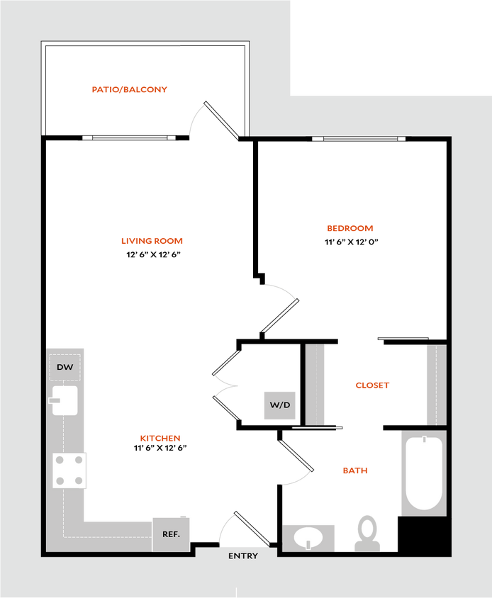 Floor Plan - Plan 1B