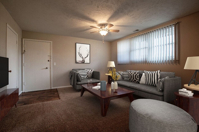One Bedroom Living Space - Parkwood Manor Apartments