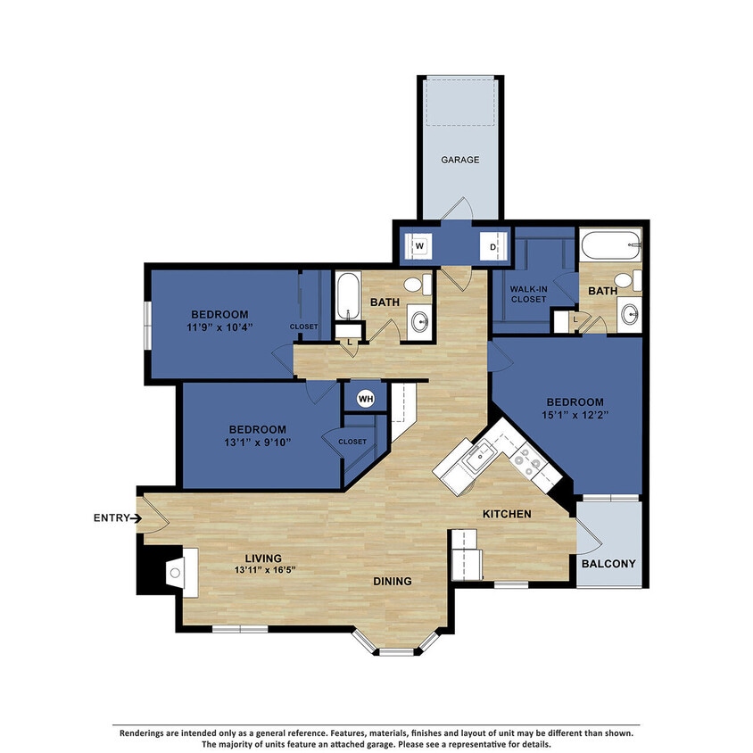Floor Plan - C1 - Renovated