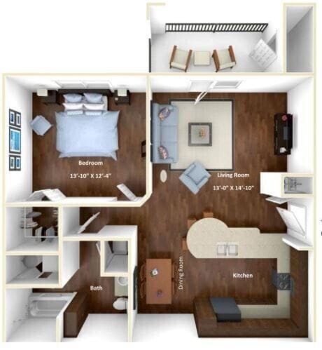 Floor Plan - The Evergreen 