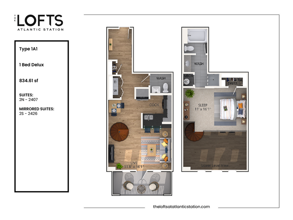 1A1 - 1 Bed Standard - 1A1 - 1 Bed Standard