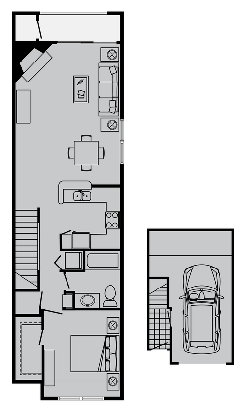 Floor Plan - B (TwnHm)
