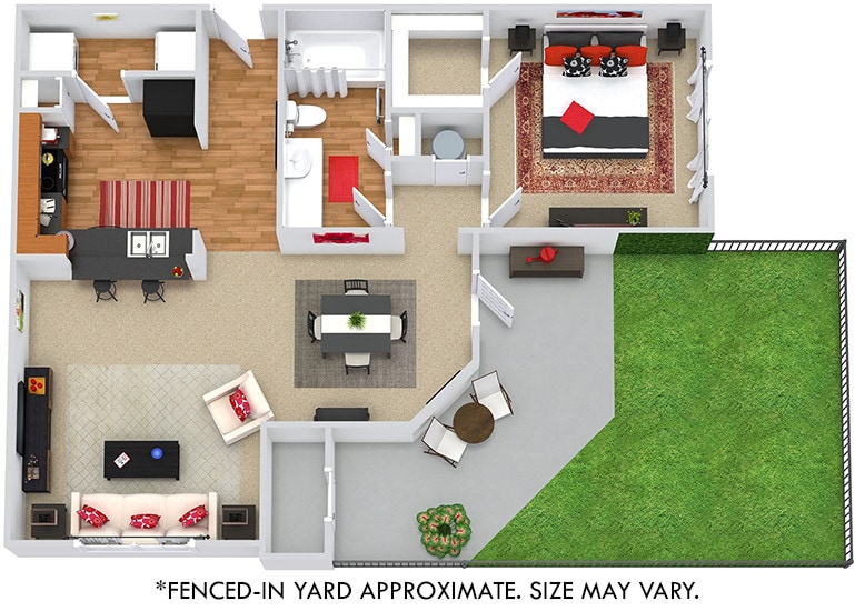 Floor Plan - Cade with Fenced-In Yard