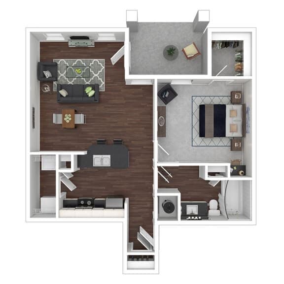 Floor Plan - Unit A1-LB