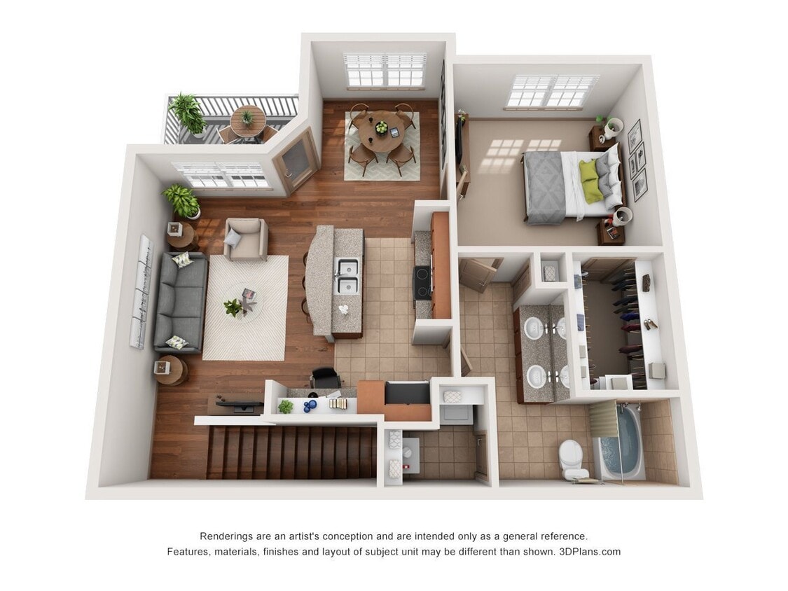 Montage at Cinco Ranch - The Stanley - 1 Beds - 1 Baths - 947 Sq. ft. - The Stanley