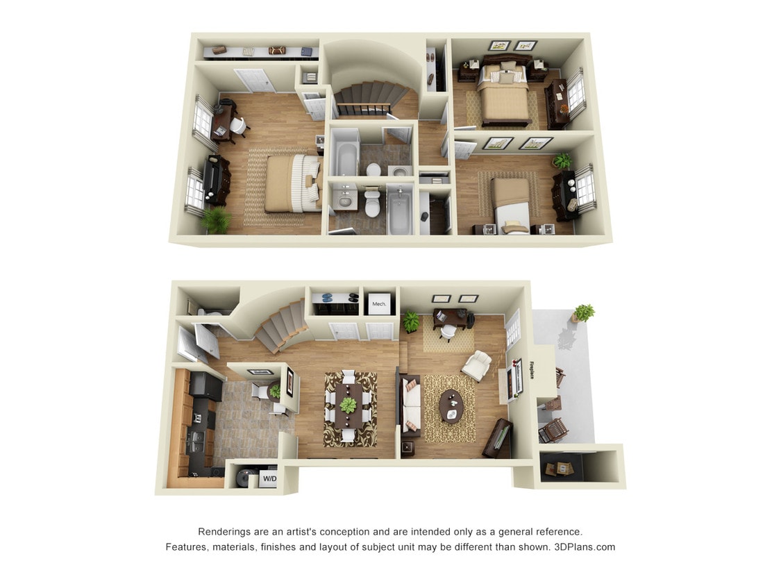 Floor Plan - La Colombe Townhouse