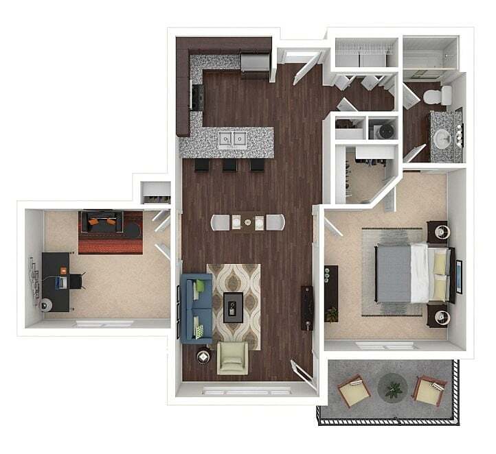 A6D 3D Floorplan - A6D