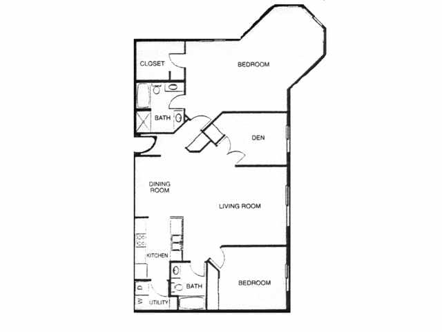 2 Bedroom + Den 2 Bath - Open concept living + spacious master suite + v...