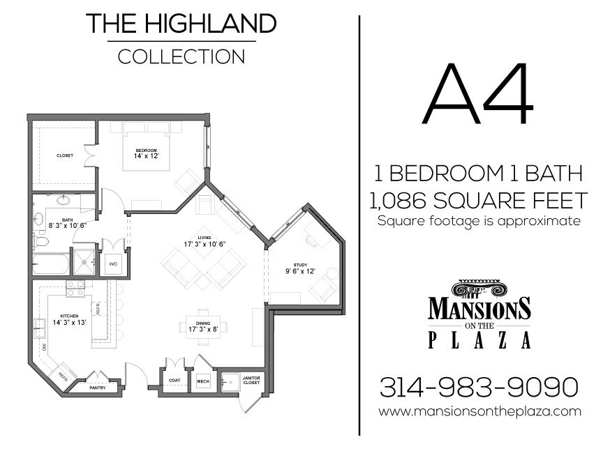 Floor Plan - Highland - A4