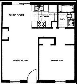 1BR/1BA - 1 Bed 1 BathWoodside Apartments