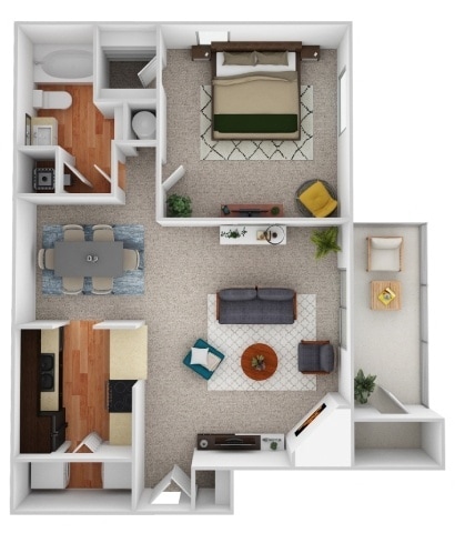 Floor Plan - A4S - Willow w/Sunroom