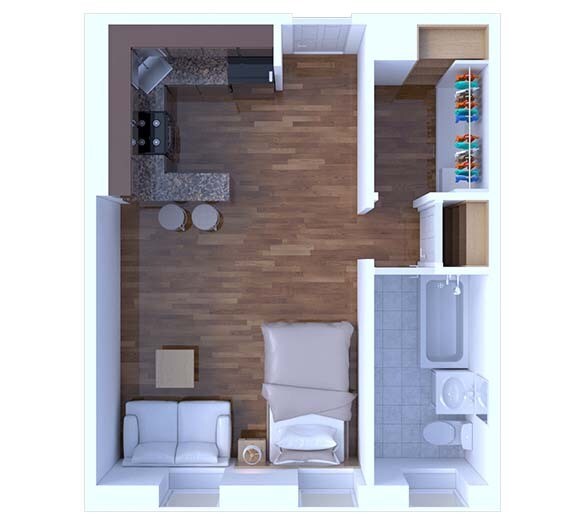 Floor Plan - Studio Floor Plan S3