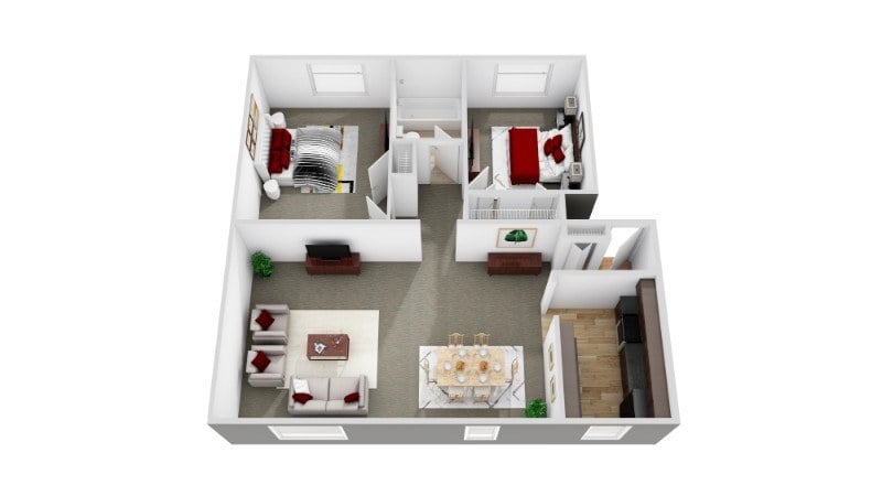 Floor Plan - 2 Bedroom