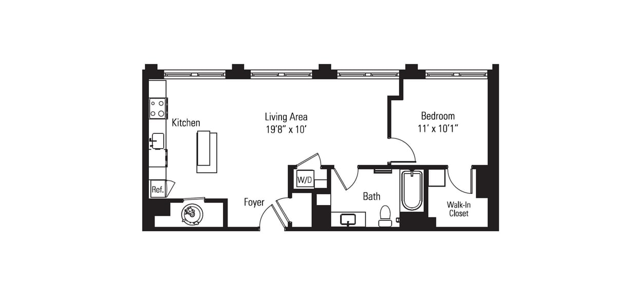 Floor Plan - 1BB