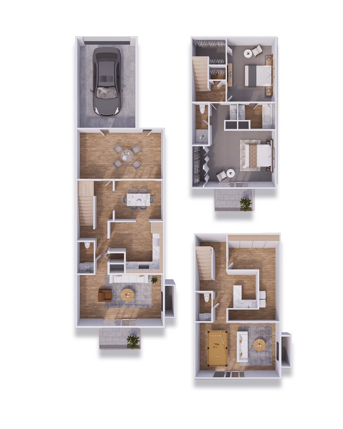 Floor Plan - Townhome BTH1