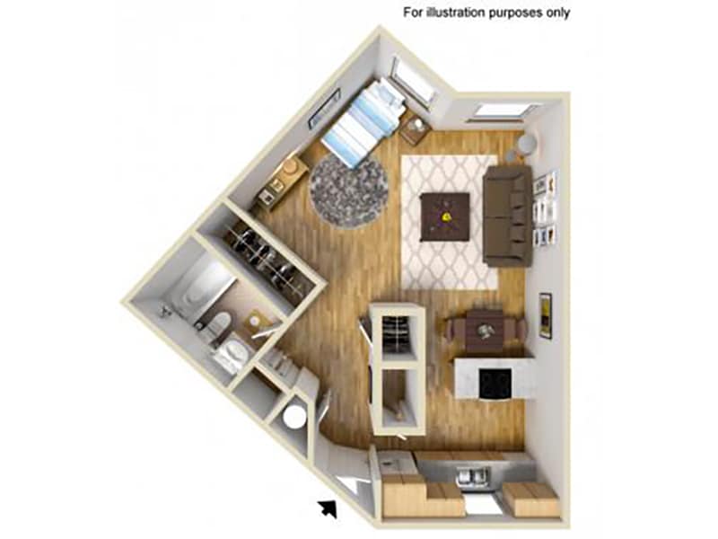 Floor Plan - Studio