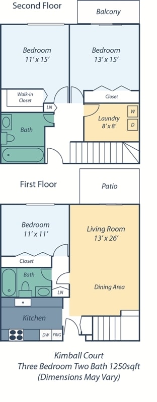 Three Bed Two Bath Kimball III - Three Bed Two Bath - Townhouse