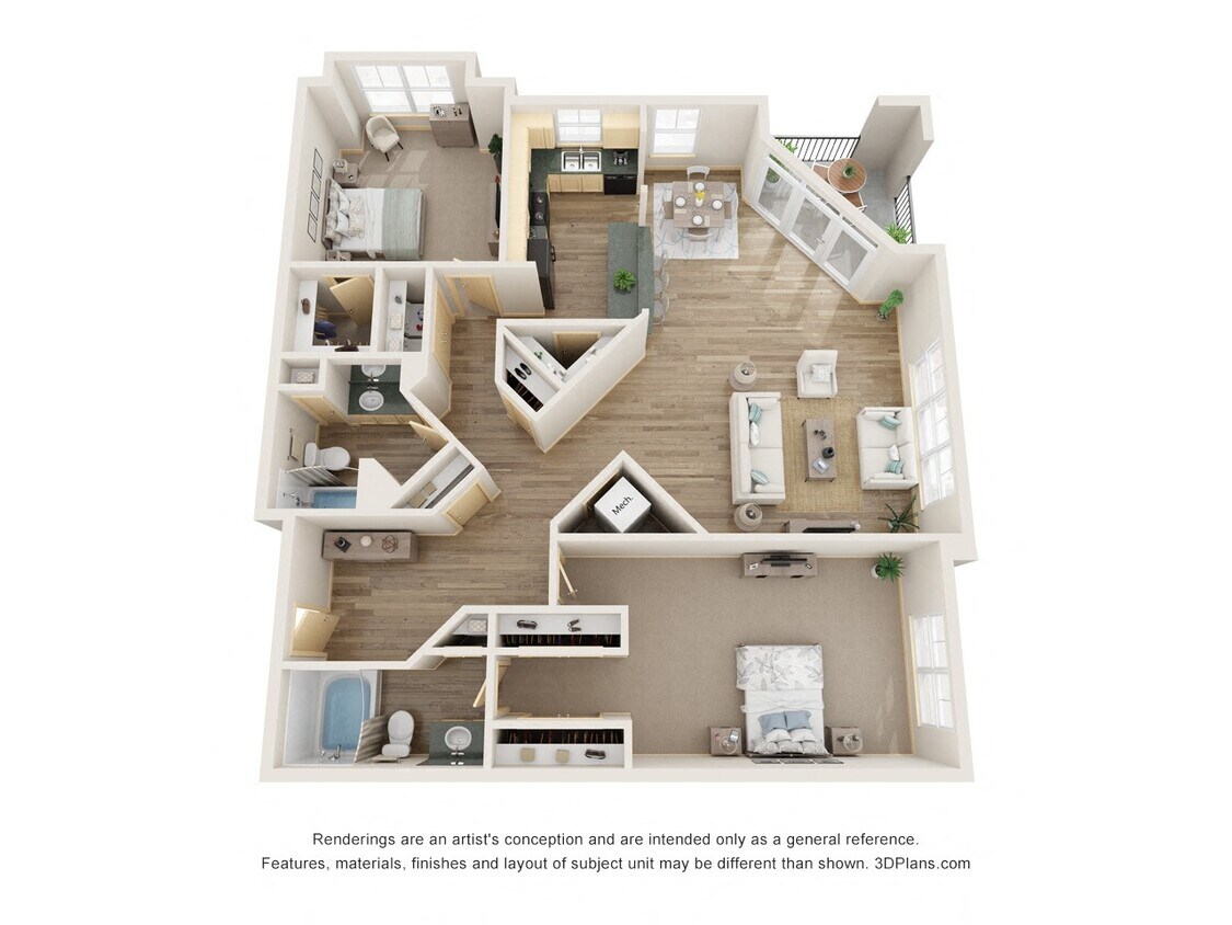 Floor Plan - Unit 1