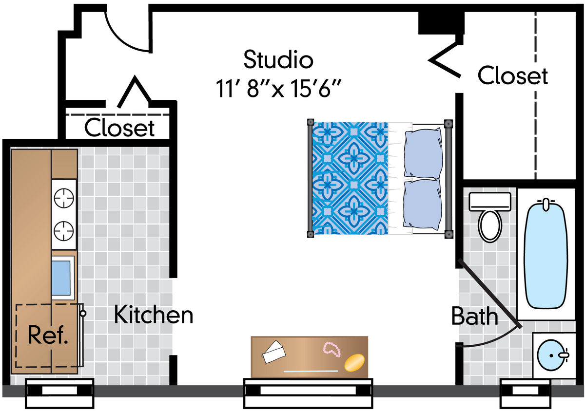 Floor Plan - Studio 06 Tier