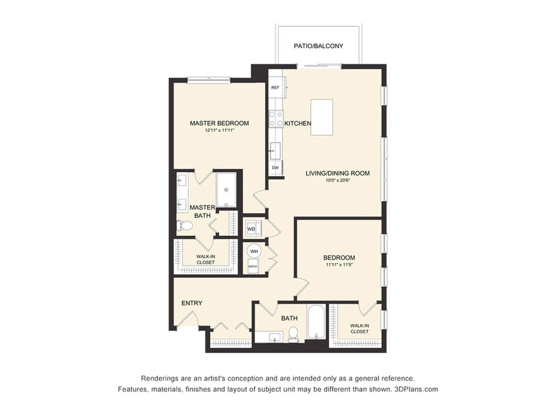 2 bedroom 2 bath - C5A