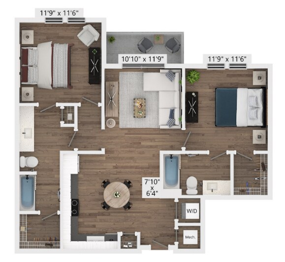 Floor Plan - Lavender
