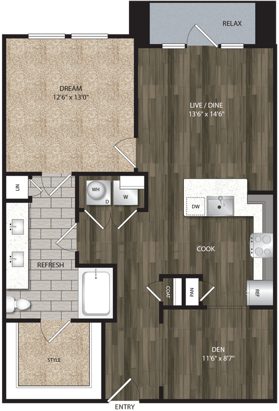 Floor Plan - A1E