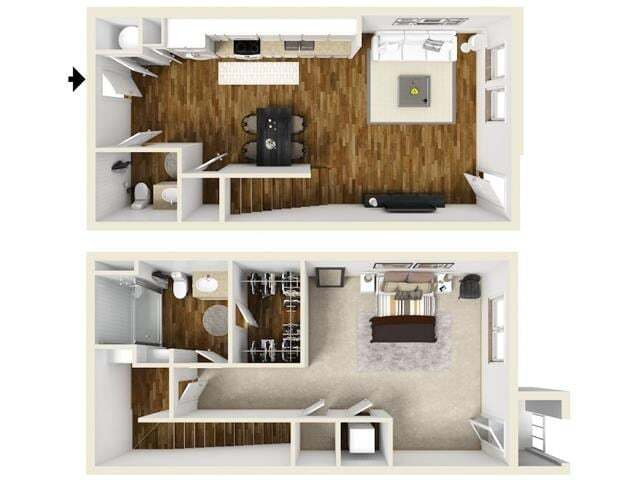 Floor Plan - The Oak Townhome