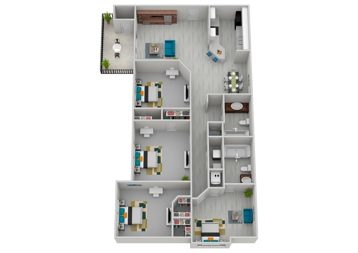 Floor Plan - 4 Bedroom