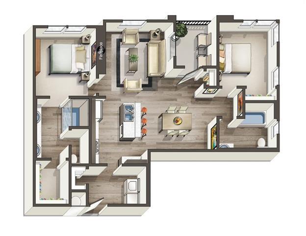 Floor Plan - Carson (Attached Garage)