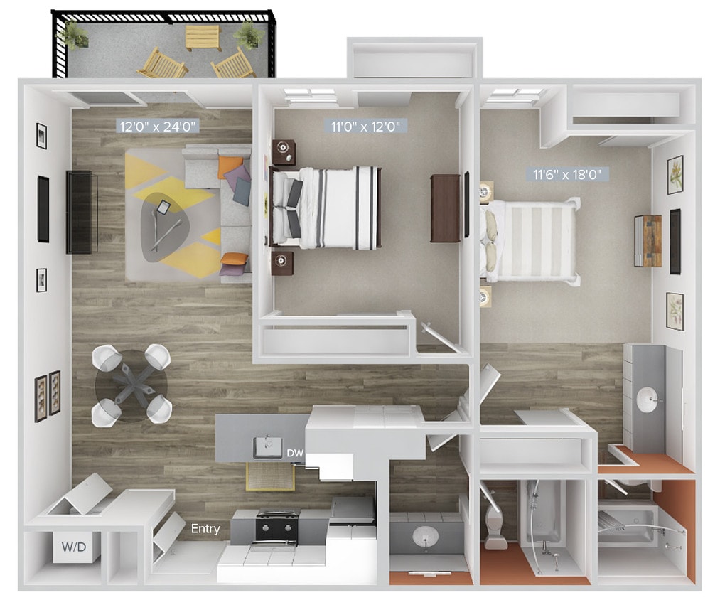 Floor Plan - B3-1000-2-wd