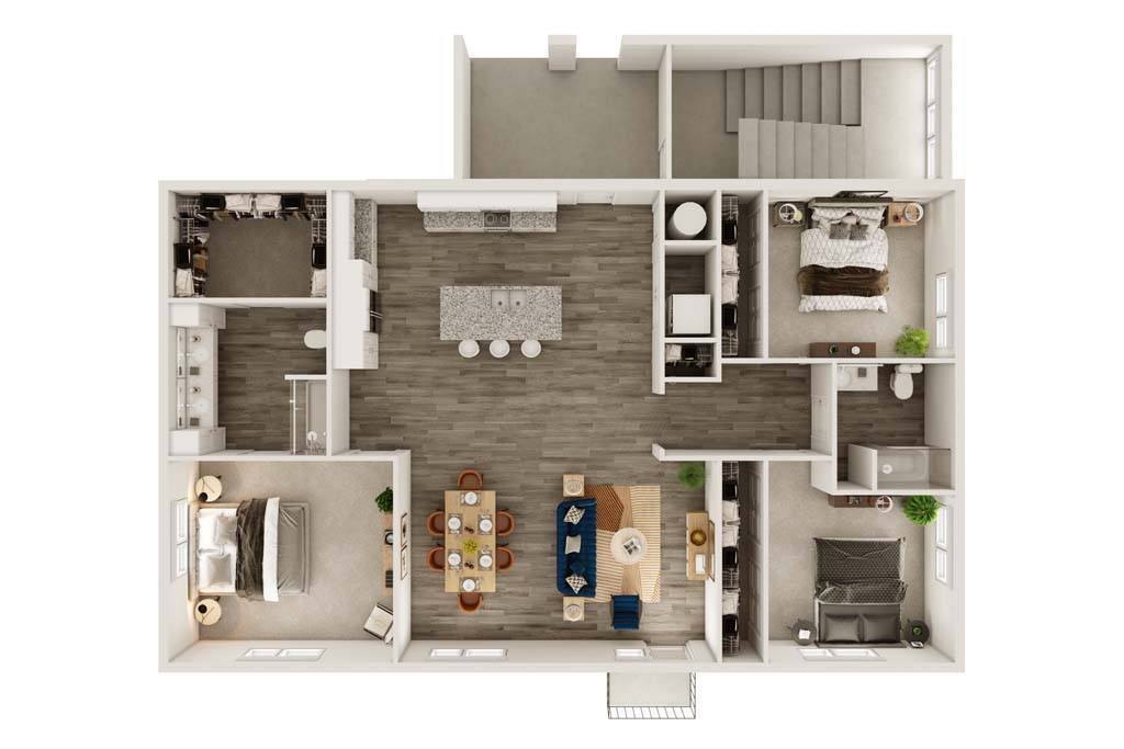 Floor Plan - C1 - SECOND AVE