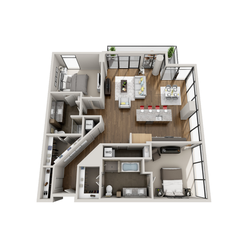 B7 floor plan - The Greenway