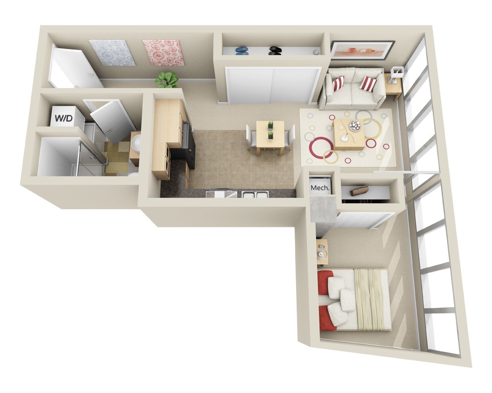 Floor Plan - Highrise A1A