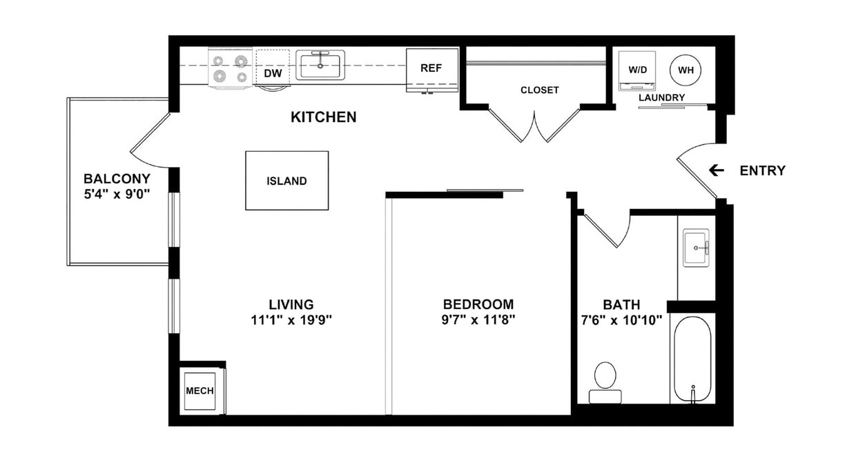 S2 Floor plan W Dimensions - S2
