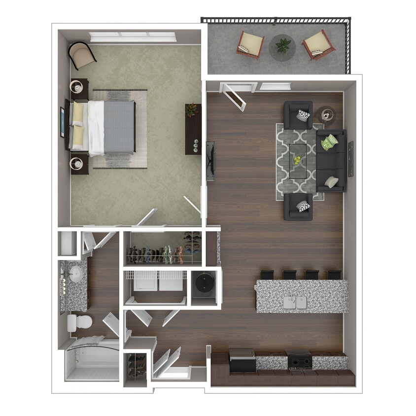 A3 3D Floor Plan - A3